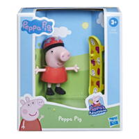 Peppa Pig 3 Inch Figure Peppa's Fun Friends - PEPPA AND SKATEBOARD
