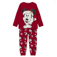 Rødt name it jule nattøj med Minnie Mouse - 13210688-