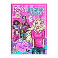 Barbie Malerbog/klistermærkebog, A4-