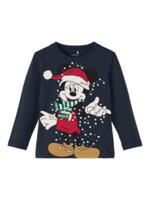 Navy name it jule bluse med Mickey Mouse - 13210689-
