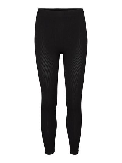 Sorte Vero Moda rib leggings - 10252054