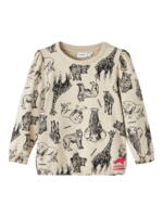 Sand peyote Name it Sweatshirt med afrikanske dyr og Animal Planet logo - 13212437