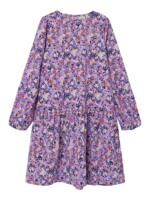 Lavendel Verbena Name it kjole med print - 13211931