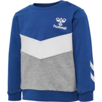 Marine blå/grå/hvid Hummel sweatshirt - 217997-7017