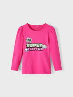 Pink Name It Marvel super heroes t-shirt - stylr 13215353