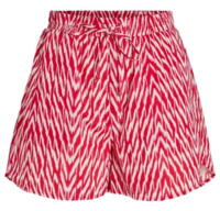 Pink yarrow/hvid Vila printet shorts - 14086577