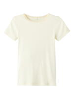 Gul - lemon icing - Name it - rib - t-shirt - blondekanter - 13200573