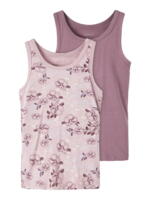Arctic duck lilla Name it 2-pack tanktop med blomster - 13206493