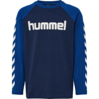 Marine blå - Navy peony - hummel - HMLBOYS tshirt -  langærmet - 213853-7017