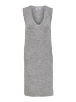 Grå - light grey - only - lang strik vest - 15240925