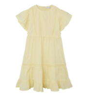 Gul - pinapple slice - name it - kjole med korte ærmer - 13214121