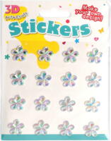 Stickers 16stk isblomster
