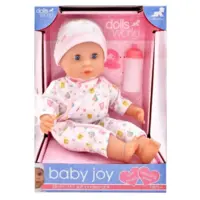 Baby Joy 38cm dukkepige med bean bag og lukke øjne