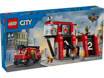 LEGO City Brandstation med brandbil 60414
