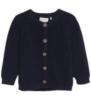 Mørkeblå  - MinyMo - Sweater med knapper - 113222-7021