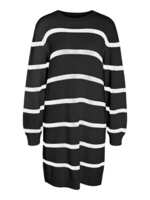Sort/hvid - Black - Noisy May - stribet - kjole - 27027633