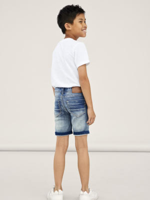 Blå - medium blue denim - name it - jeans shorts - 13197351