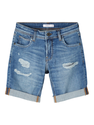 Blå - medium blue denim - name it - jeans shorts - 13197243
