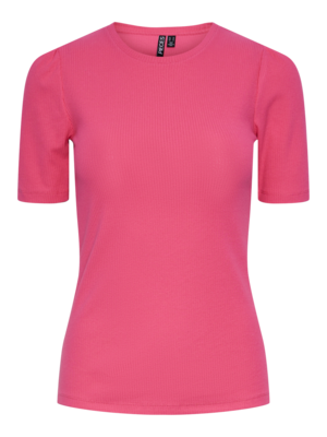 Lyserød - Hot pink - Pieces - bluse - 17133700