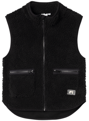 Sort - Black - Name it - Teddy - Vest - 13234549