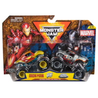 Monster Jam 1:64 Marvel 2 Pack - Iron:War Machine