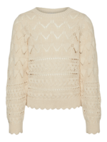 Hvid - Birch - Vero Moda - Strik - 10311832