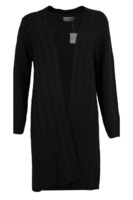 Sort - black - Viola - Ofelia - lang strik cardigan