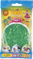 Hama perler 1000 stk.  Tr.grøn 207-16.