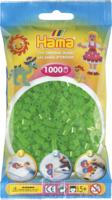 Hama perler 1000 stk. Neon grøn 207-37.