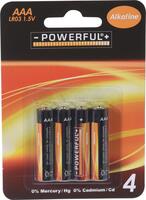 Batteri AAA/LR03 4 stk Alkaline